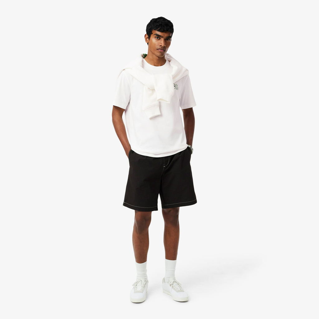 LACOSTE T-shirt de Algodão com Estampado