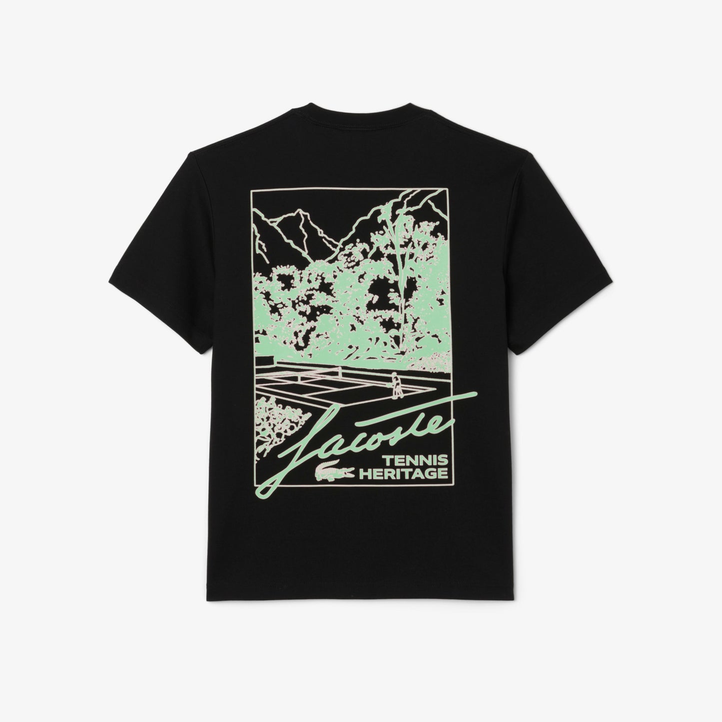 LACOSTE T-shirt em jersey estampada - CARISMAstore