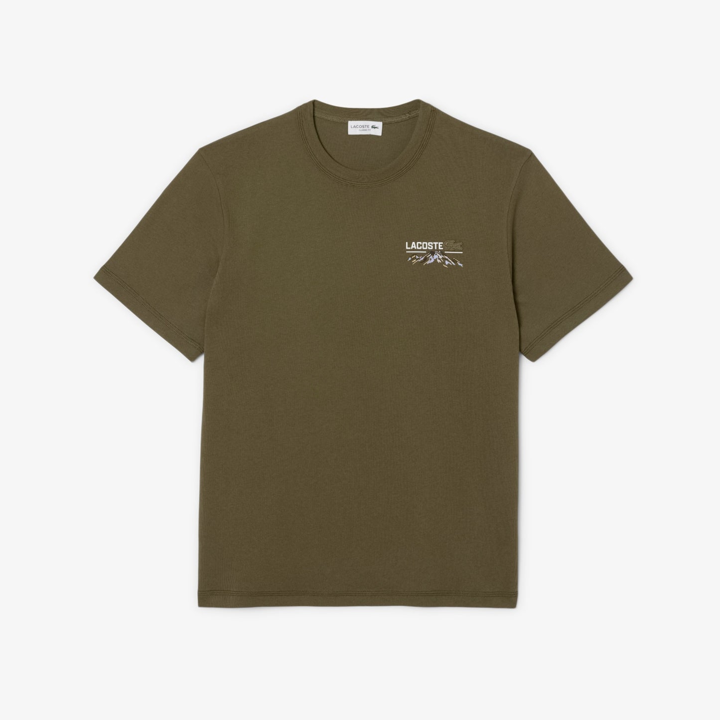 LACOSTE T-shirt em jersey com estampado múltiplo