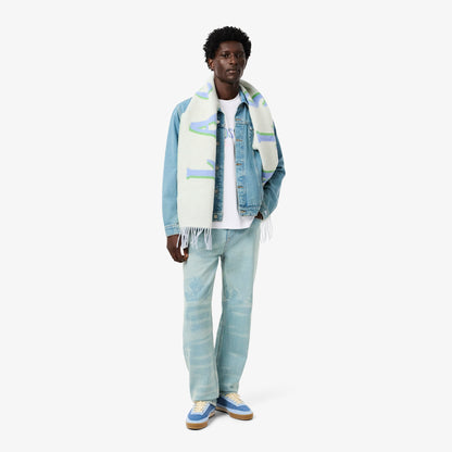 LACOSTE T-shirt de jersey estampada de corte folgado - CARISMAstore