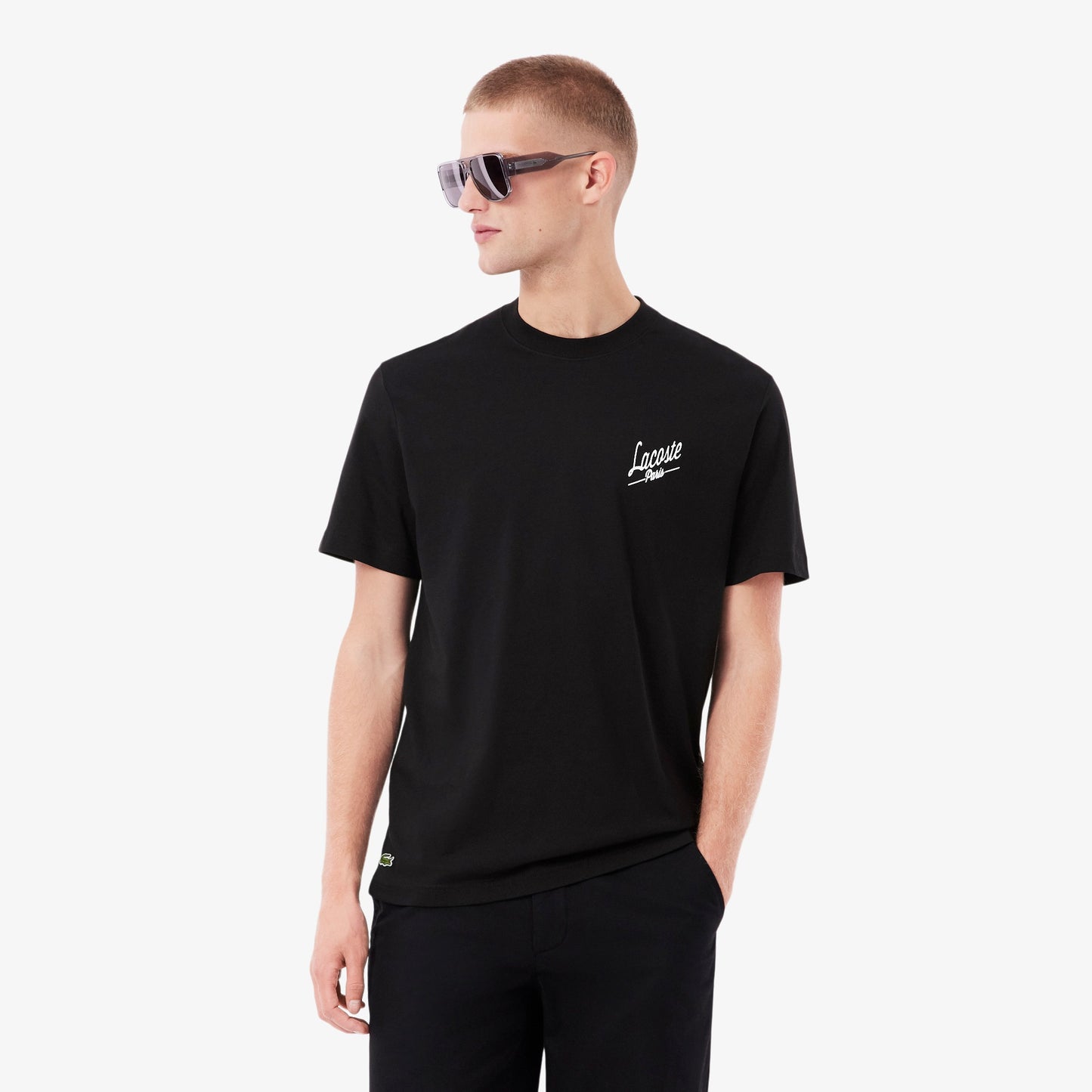 LACOSTE T-shirt em jersey com estampado múltiplo - CARISMAstore