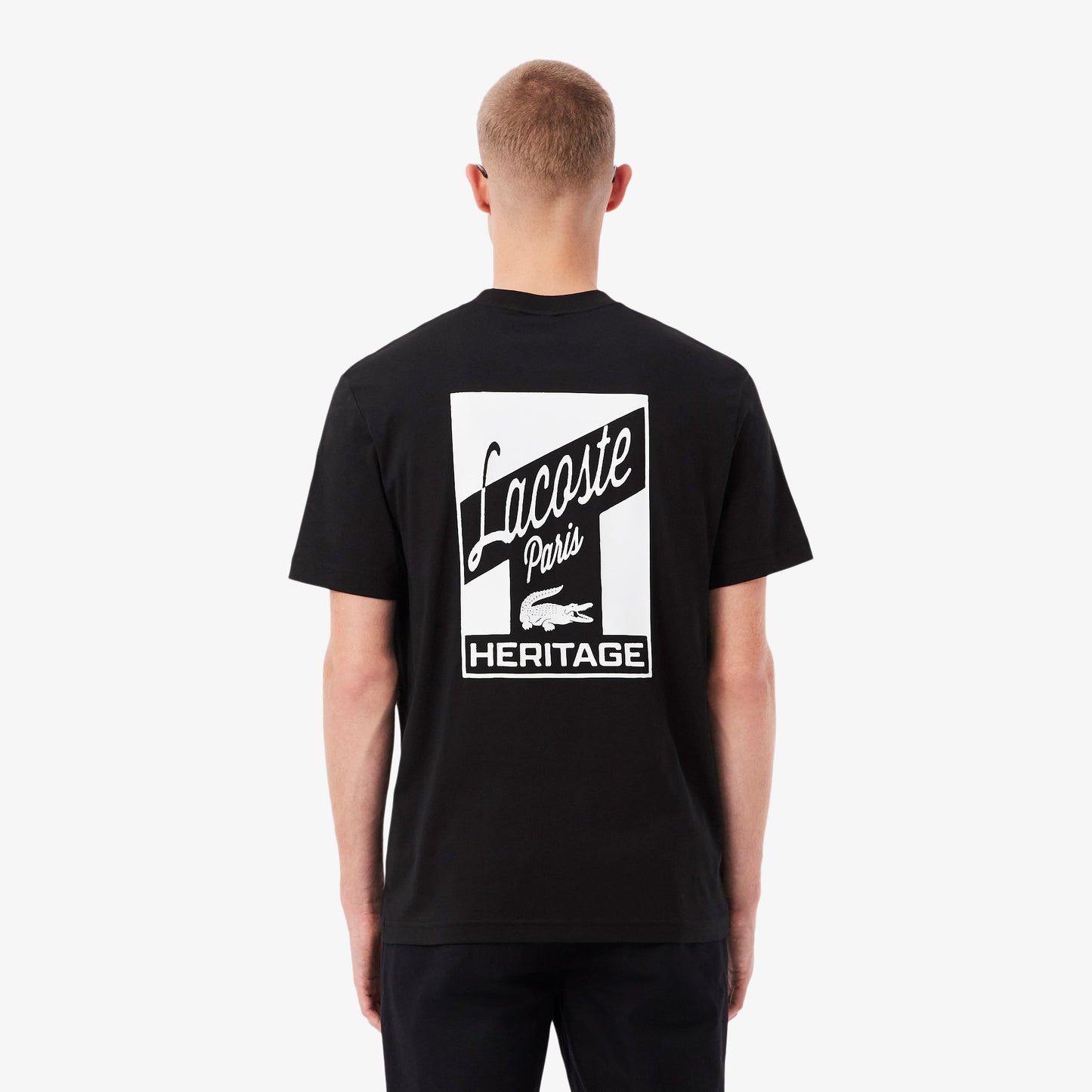 LACOSTE T-shirt em jersey com estampado múltiplo - CARISMAstore