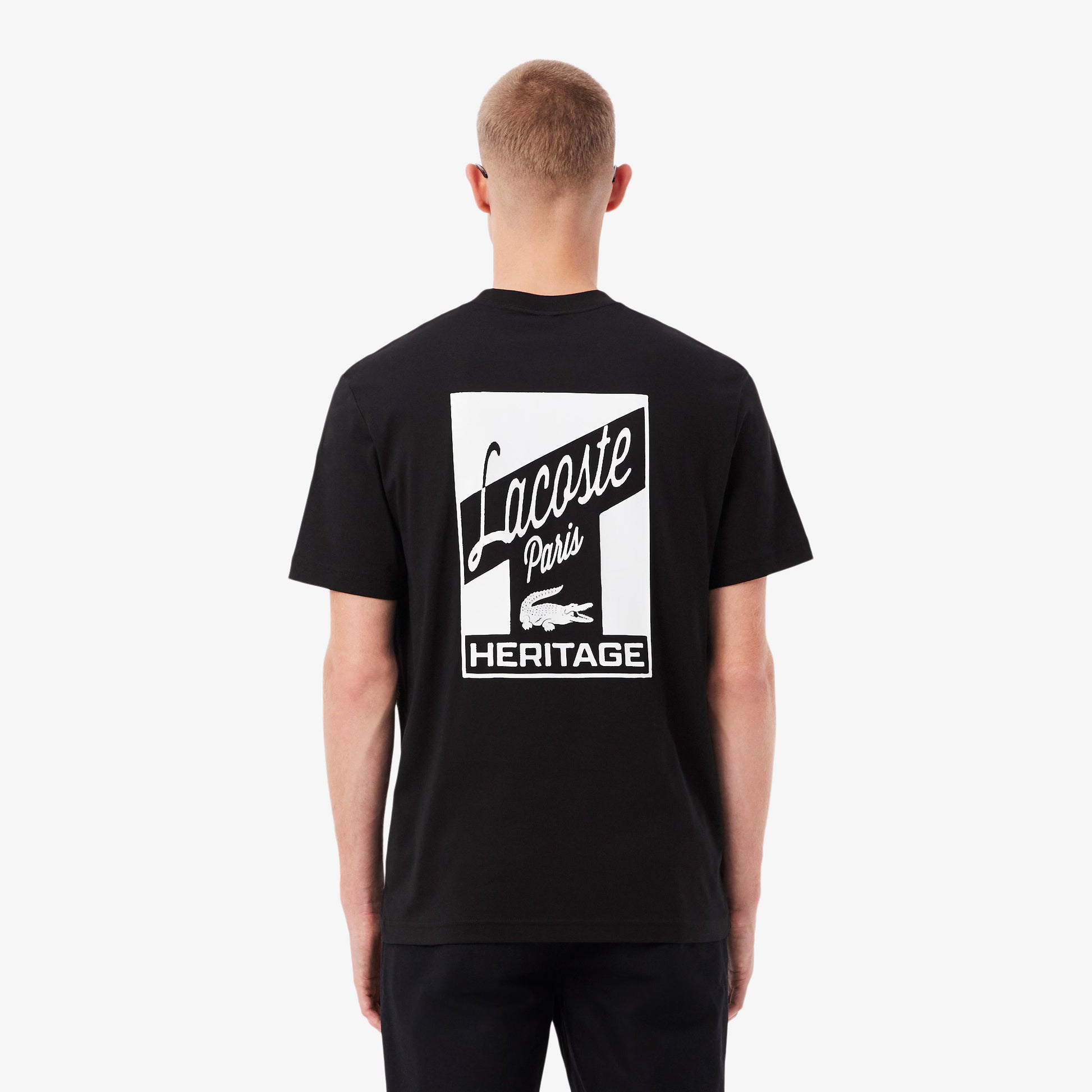 LACOSTE T-shirt em jersey com estampado múltiplo - CARISMAstore