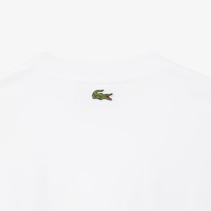 LACOSTE T-shirt com bordado heritage