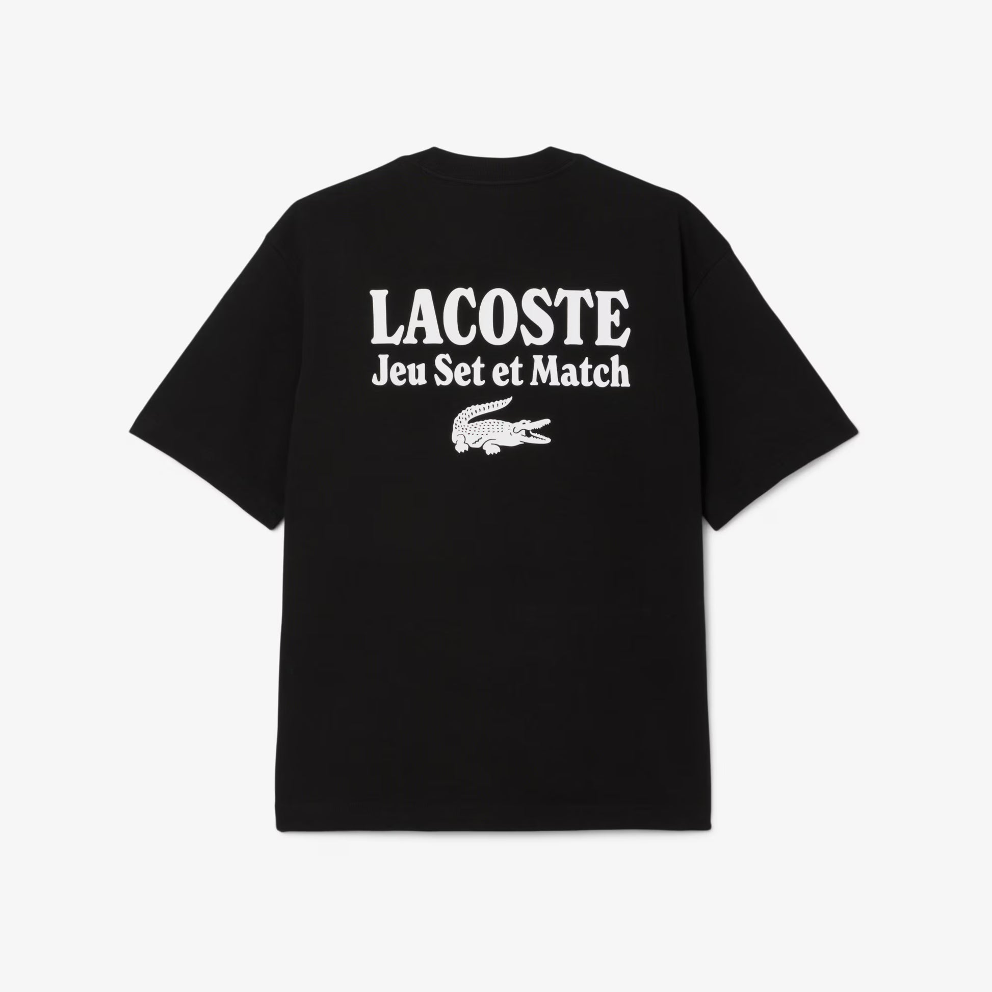 LACOSTE T-shirt estampada em jersey grosso loose fit - CARISMAstore