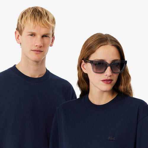 LACOST T-shirt loose fit em jersey grosso