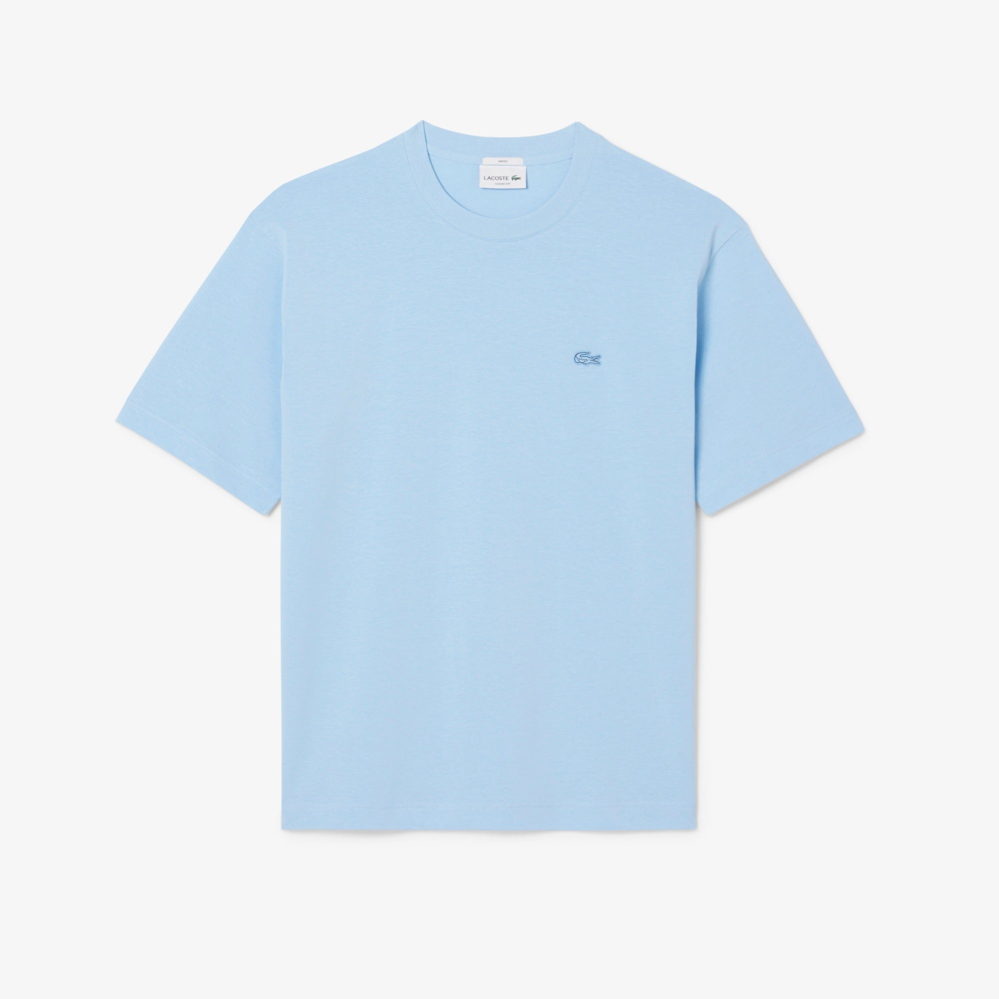 LACOSTE T-shirt loose fit em jersey grosso - CARISMAstore