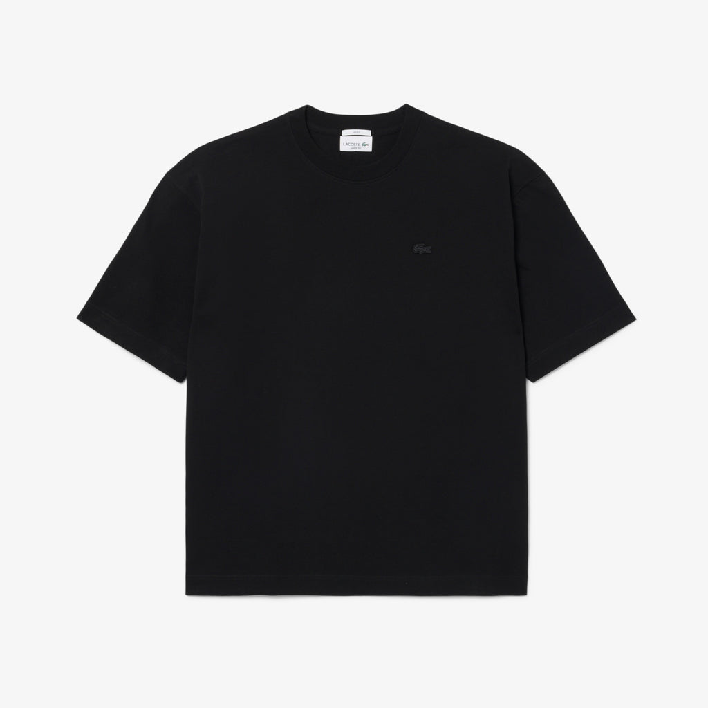 LACOSTE T-shirt loose fit em jersey de algodão grosso