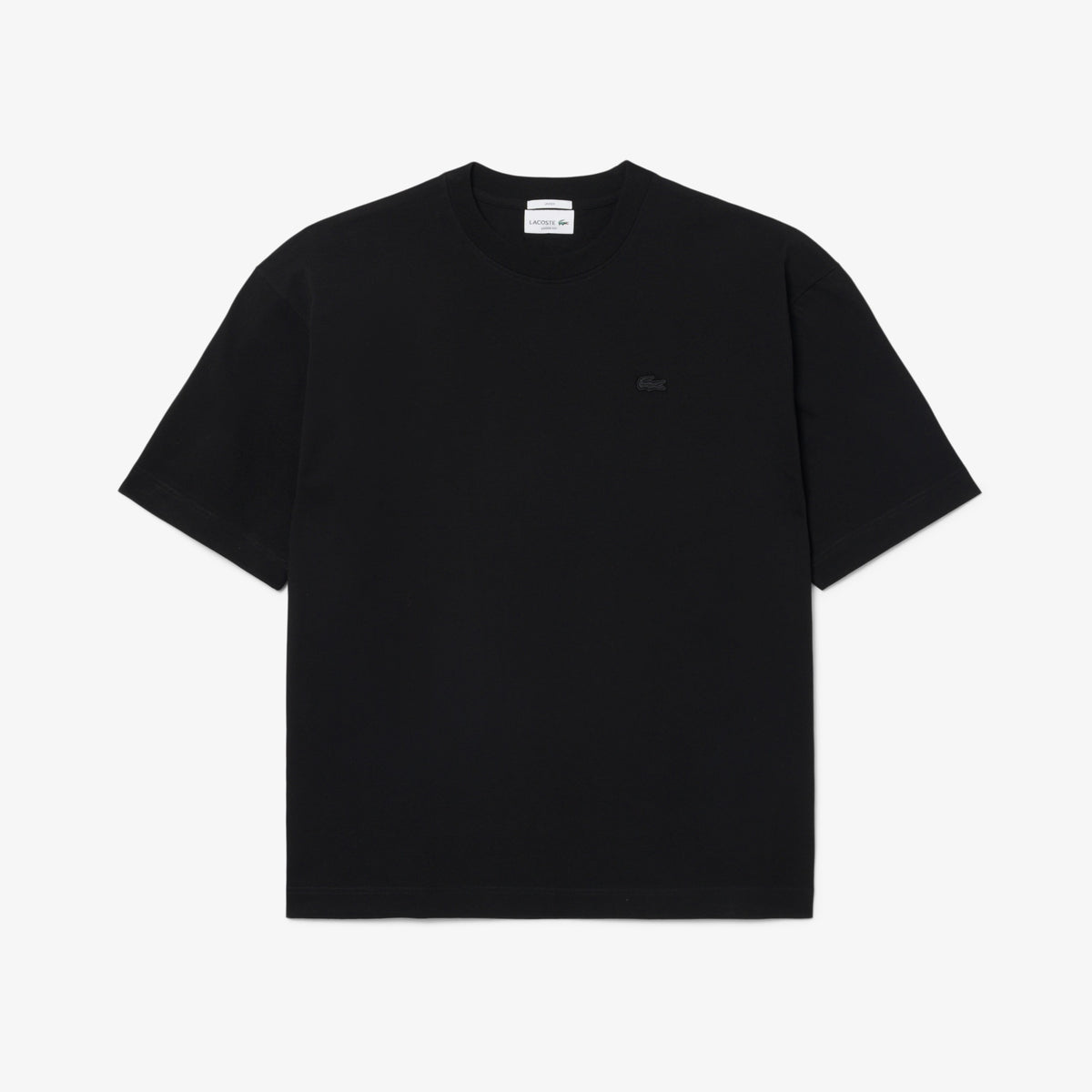 LACOSTE T-shirt loose fit em jersey de algodão grosso