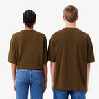 LAOCSTE T-shirt loose fit em jersey de algodão grosso