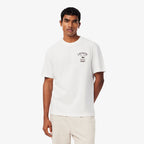 LACOSTE T-shirt em jersey de algodão com bordado