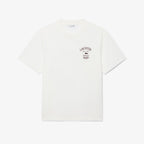 LACOSTE T-shirt em jersey de algodão com bordado