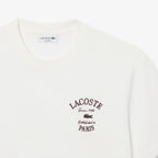 LACOSTE T-shirt em jersey de algodão com bordado