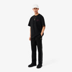 LACOSTE T-shirt de jersey de algodão grosso com bordado