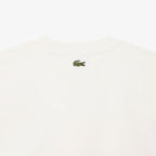 LACOSTE T-shirt de jersey de algodão grosso com bordado