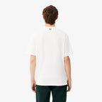 LACOSTE T-shirt classic fit de algodão com estampado
