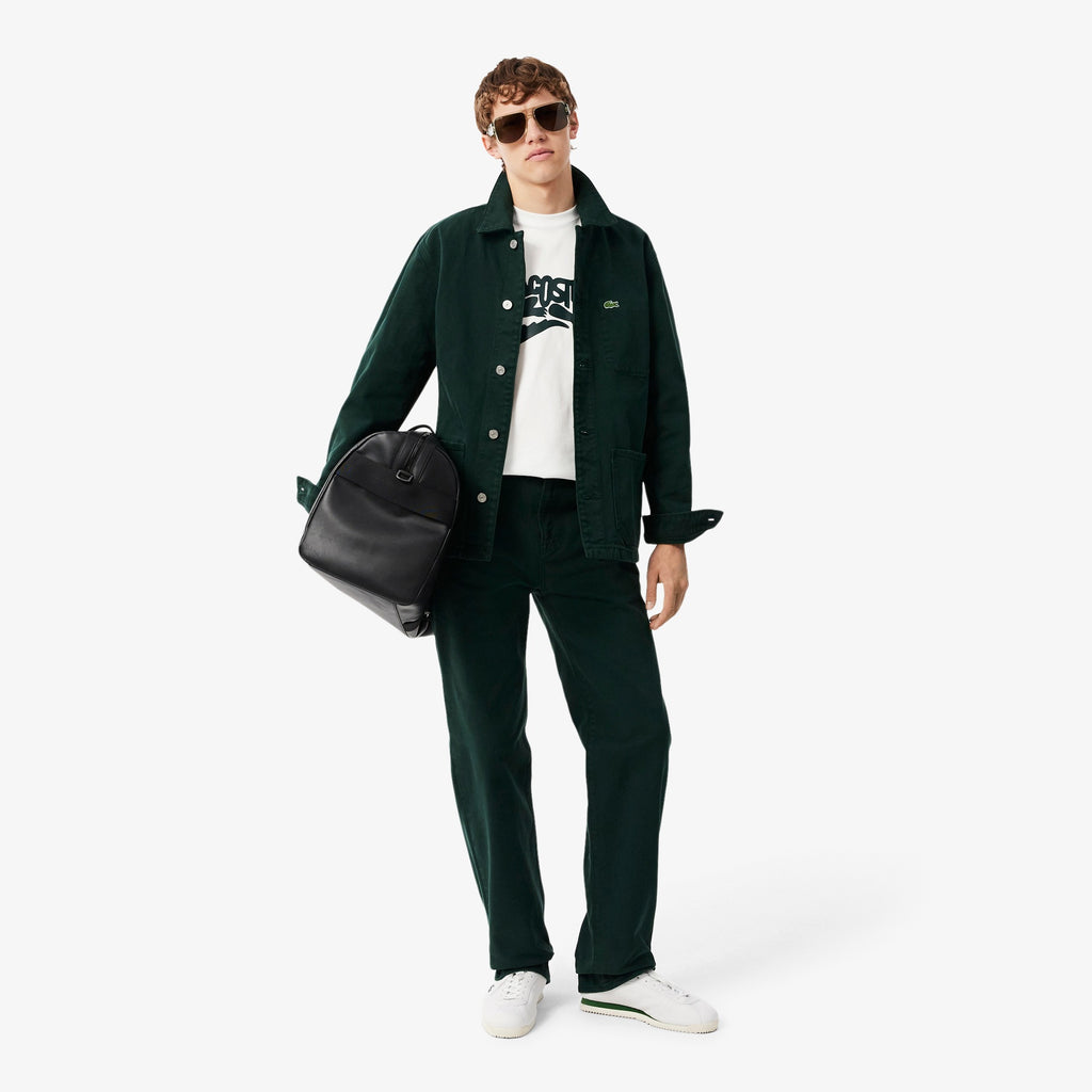 LACOSTE T-shirt classic fit de algodão com estampado