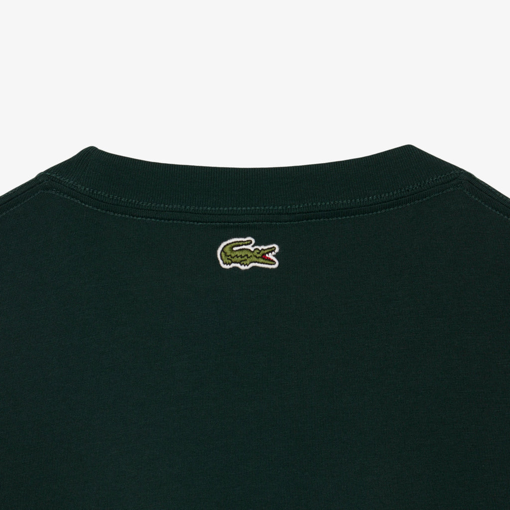 LACOSTE T-shirt classic fit de algodão com estampado
