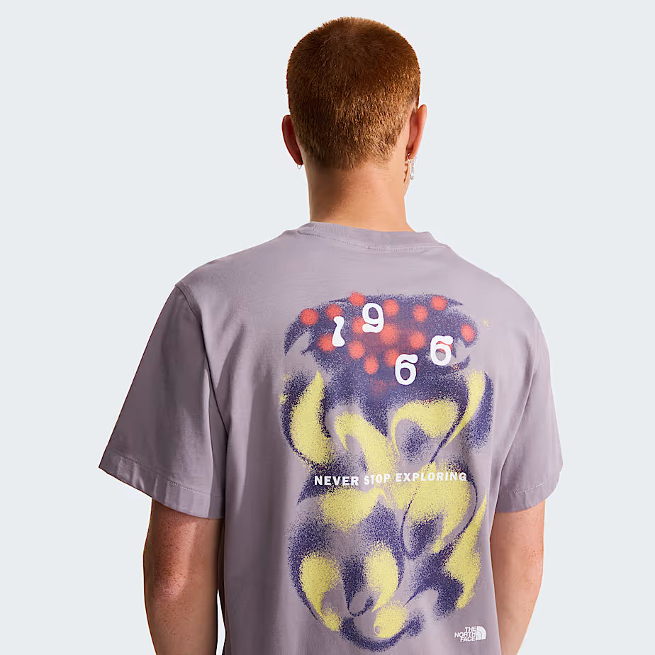 THE NORTH FACE T-shirt descontraída com gráfico 1966 motion