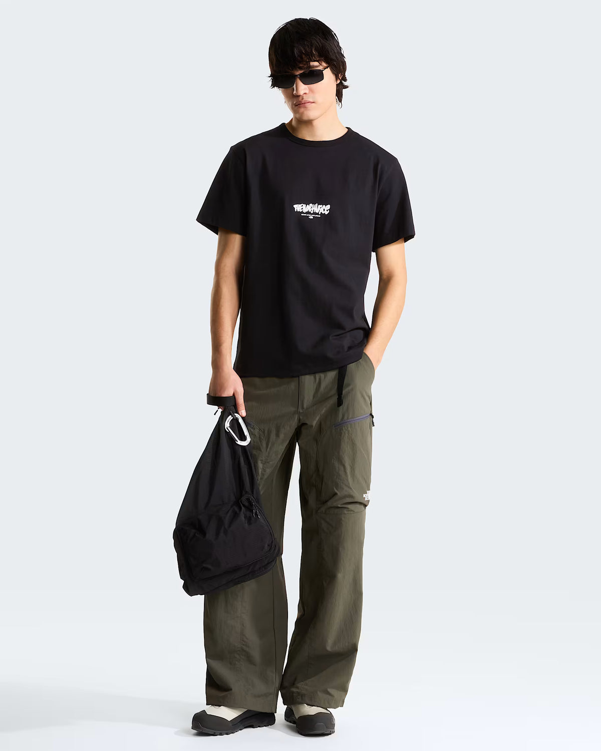THE NORTH FACE T-shirt descontriada com logótipo TNF tag play
