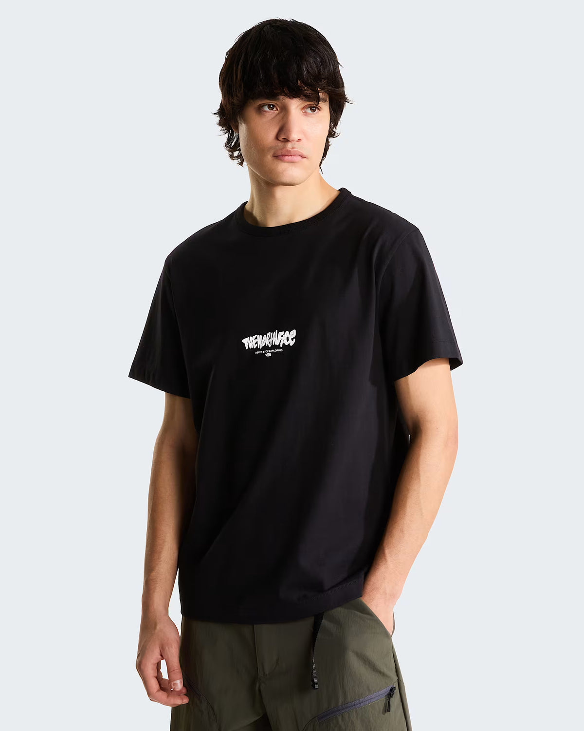 THE NORTH FACE T-shirt descontriada com logótipo TNF tag play