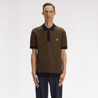 FRED PERRY Polo em malha geométrica