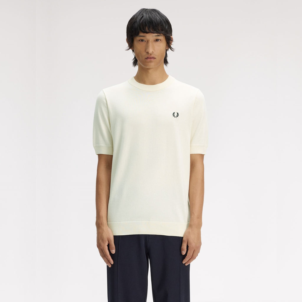 FRED PERRY T-shirt em malha de algodão