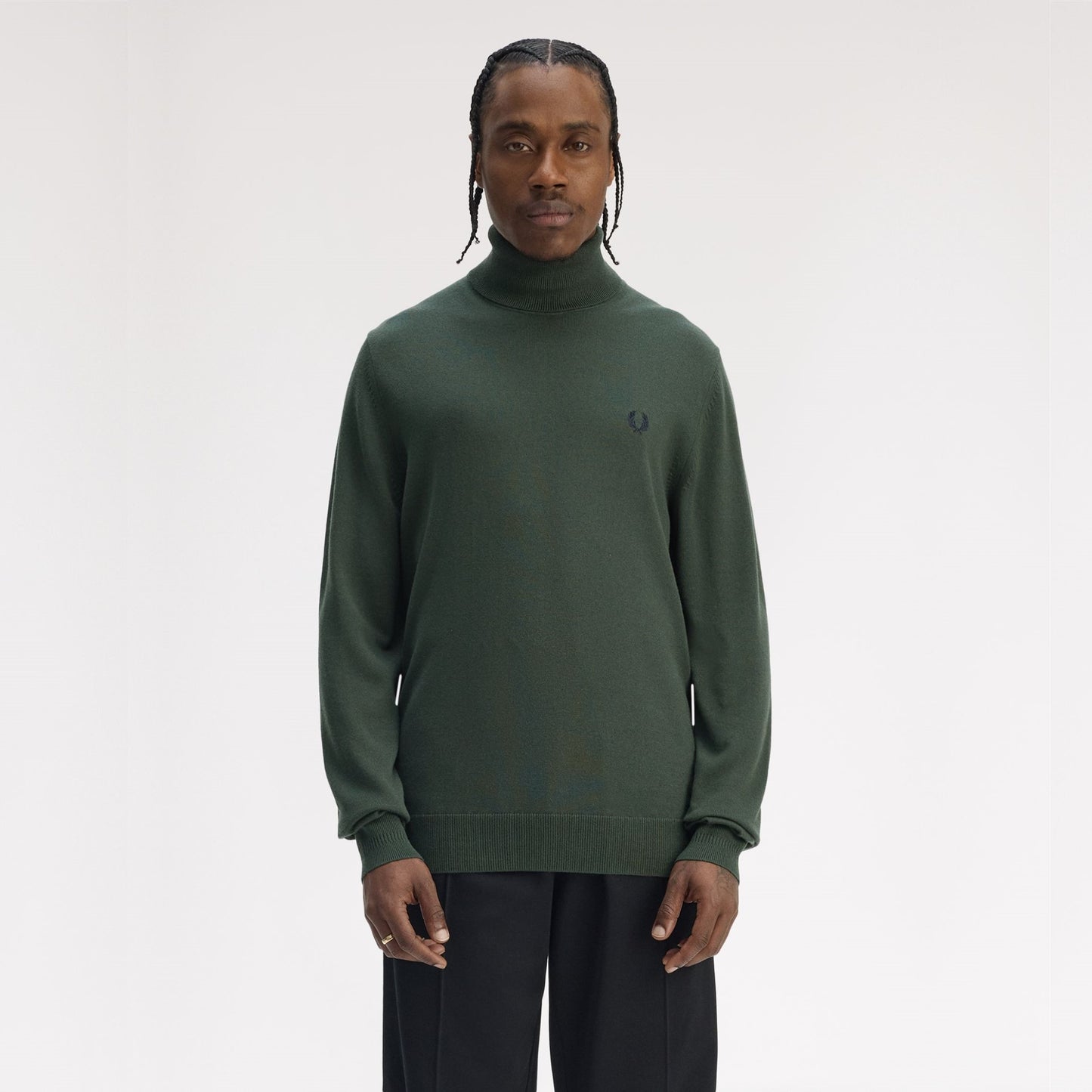 FRED PERRY Camisola com gola alta dobrada - CARISMAstore