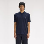 FRED PERRY Polo com fita em malha entrançada