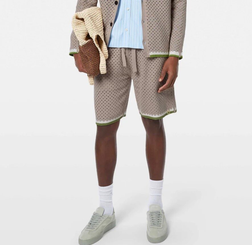 SCOTCH&SODA Calção em crochê malha curta - CARISMAstore