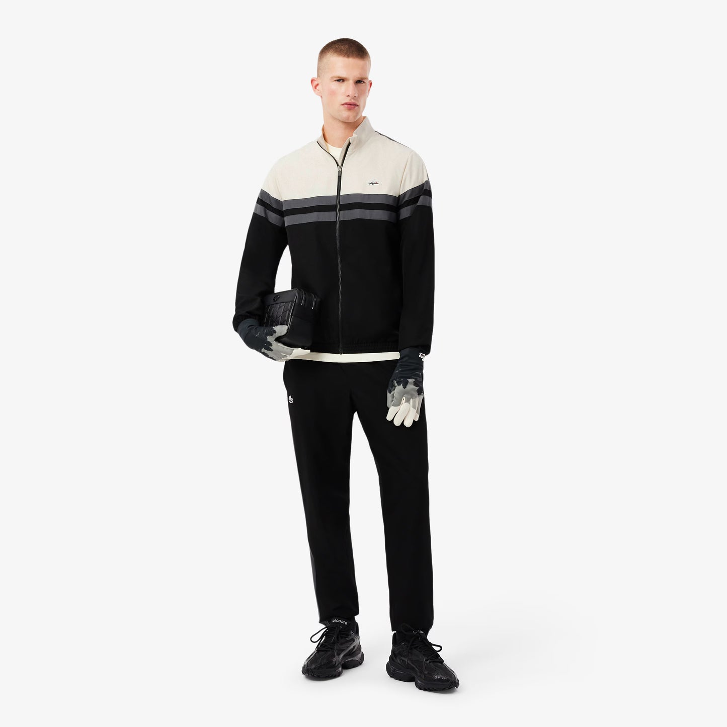 LACOSTE Fato de treino desportivo com crocodilo de paisagem - CARISMAstore