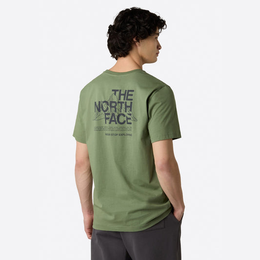 THE NORTH FACE T-shirt mountain sketch