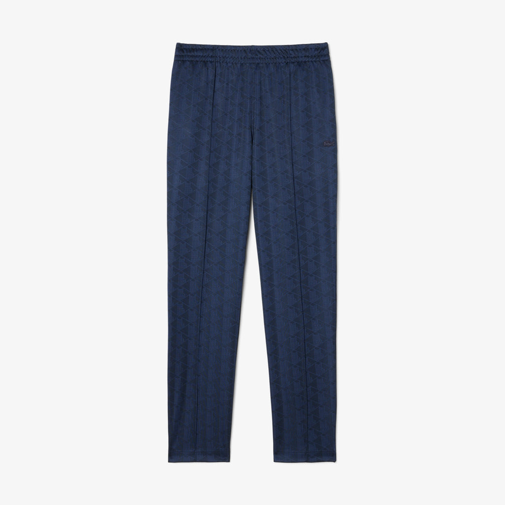 LACOSTE Calças de fato de treino em jacquard com monograma