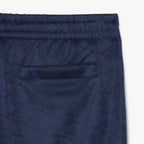 LACOSTE Calças de fato de treino em jacquard com monograma