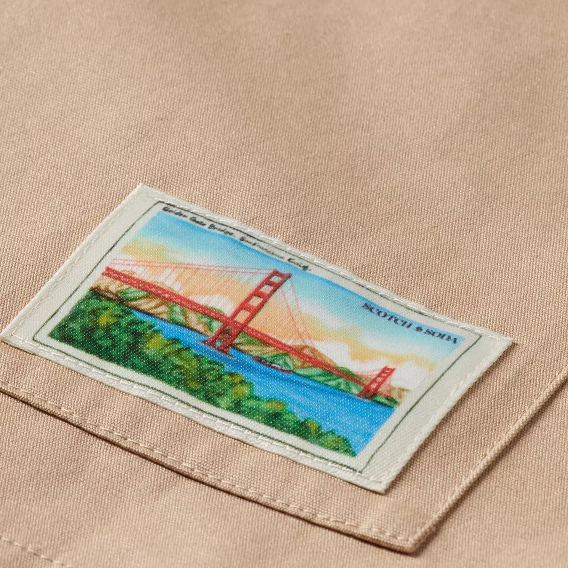 SCOTCH&SODA Camisa sólida com ajuste relaxado - CARISMAstore