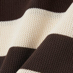 LACOSTE Polo listrado de manga curta e gola