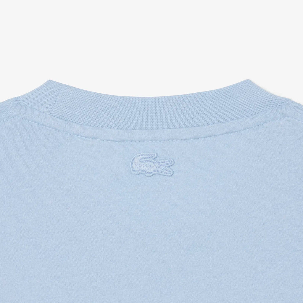 LACOSTE T-shirt de algodão com estampado