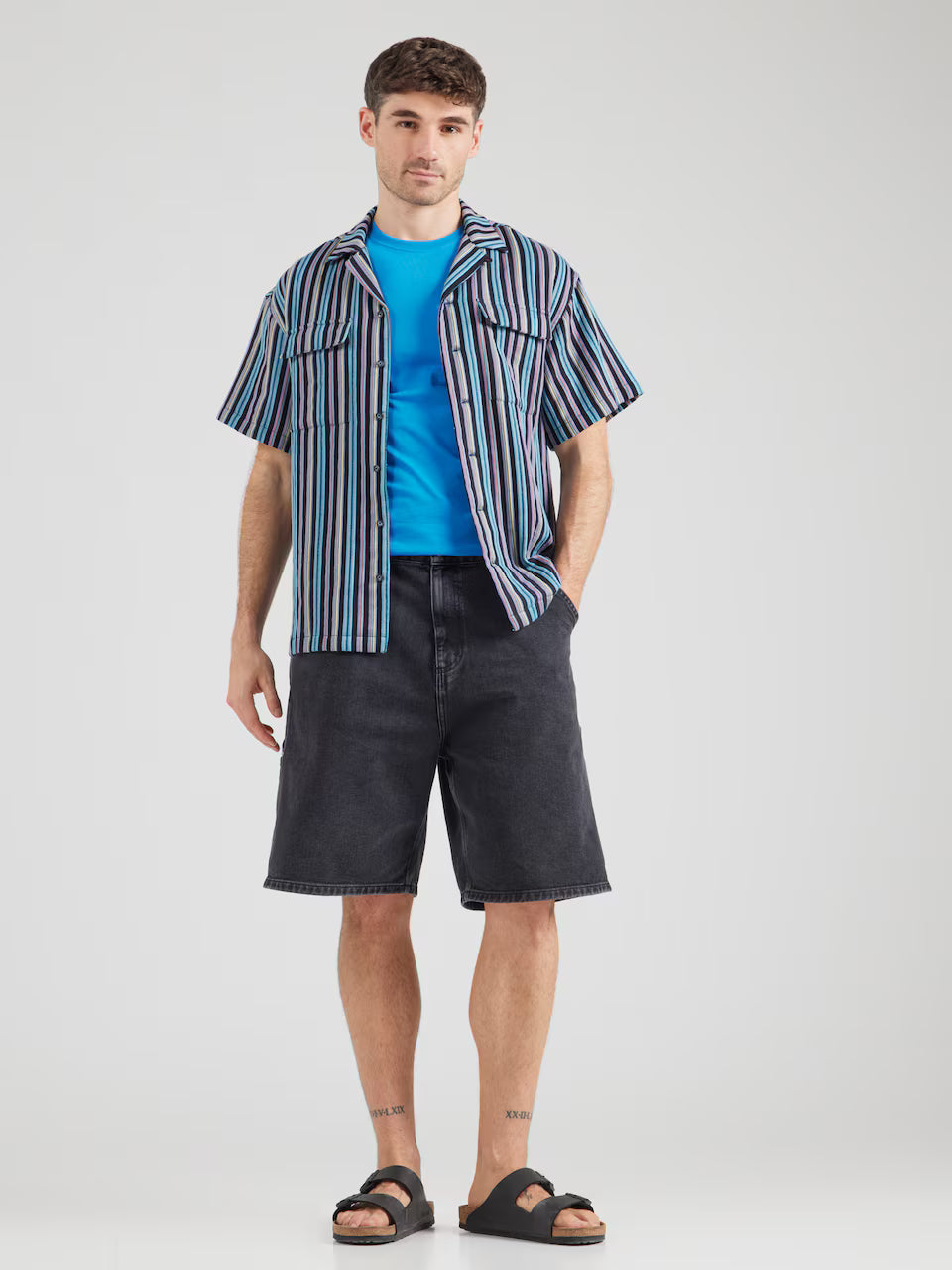 SCOTCH&SODA Camisa listrada em jacquard