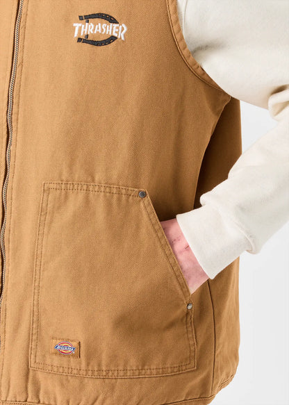 DICKIES X THRASHER Colete reversivel