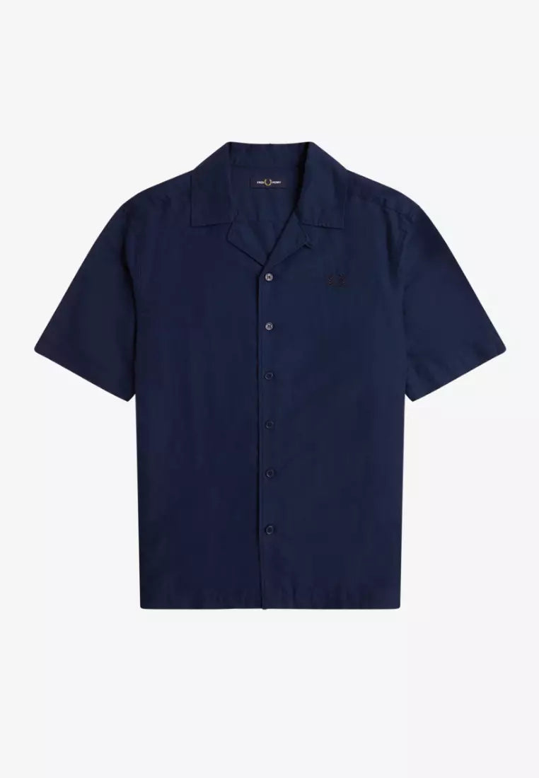 FRED PERRY Camisa de linho com gola