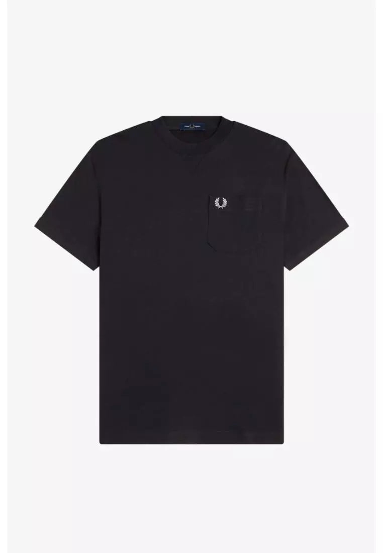 FRED PERRY T-shirt com detalhe no bolso