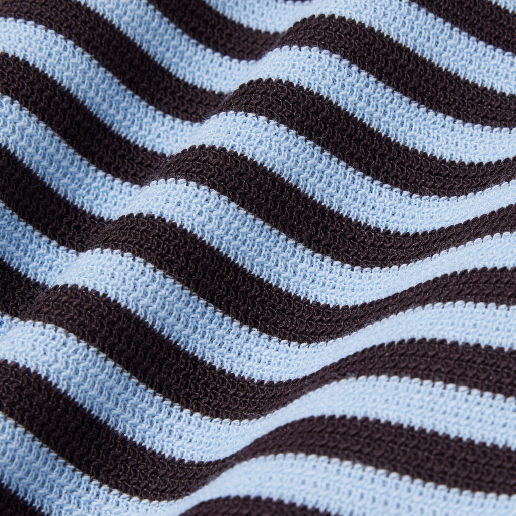 LACOSTE Calções de algodão listrados de corte regular