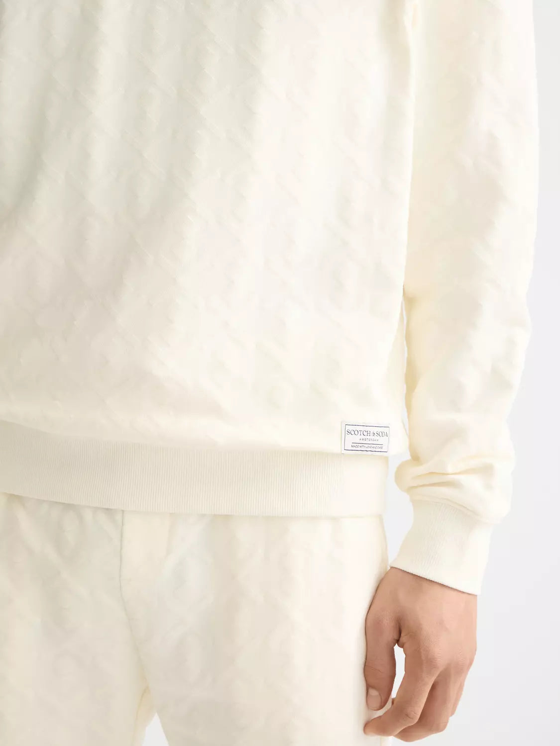 SCOTCH&SODA Camisoal jacquard terry - CARISMAstore