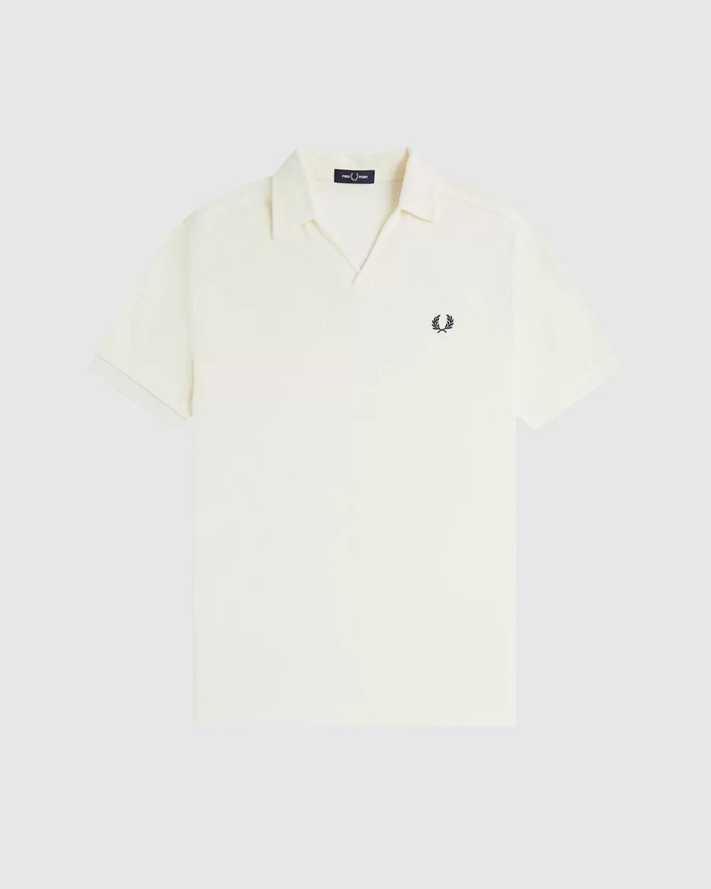 FRED PERRY Polo atoalhado de gola aberta