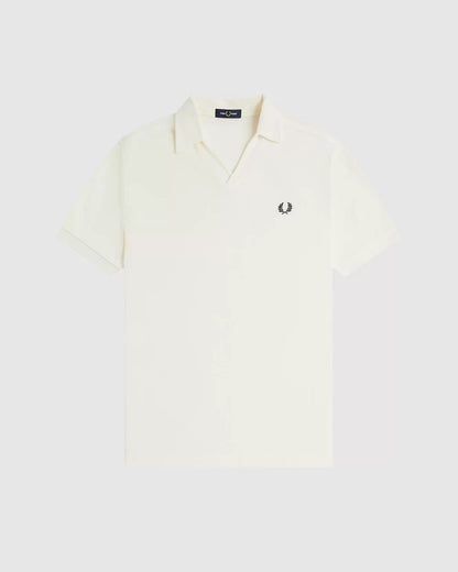 FRED PERRY Polo atoalhado de gola aberta