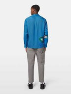 SCOTCH&SODA Camisa de corte relaxado estampada