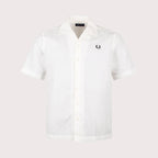 FRED PERRY Camisa de linho com gola