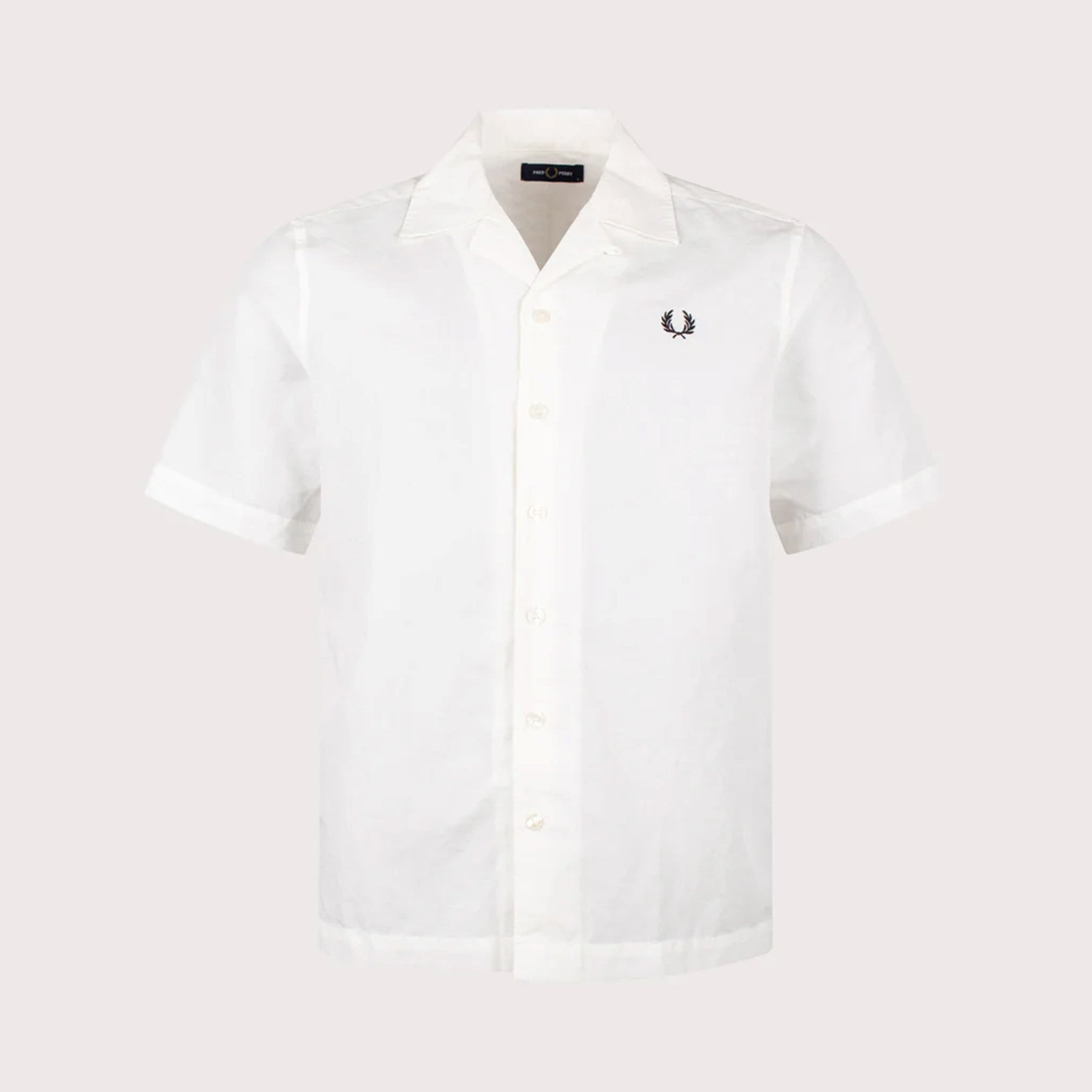 FRED PERRY Camisa de linho com gola