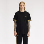 FRED PERRY T-shirt com punhos com borda