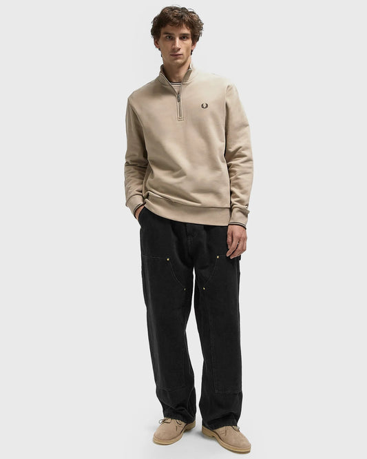 FRED PERRY Camisola com meio fecho de correr